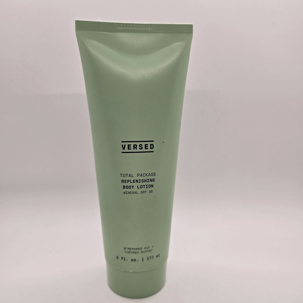 Versed Total Package Replenishing Body Lotion Mineral ‎ SPF 30-6 Oz
